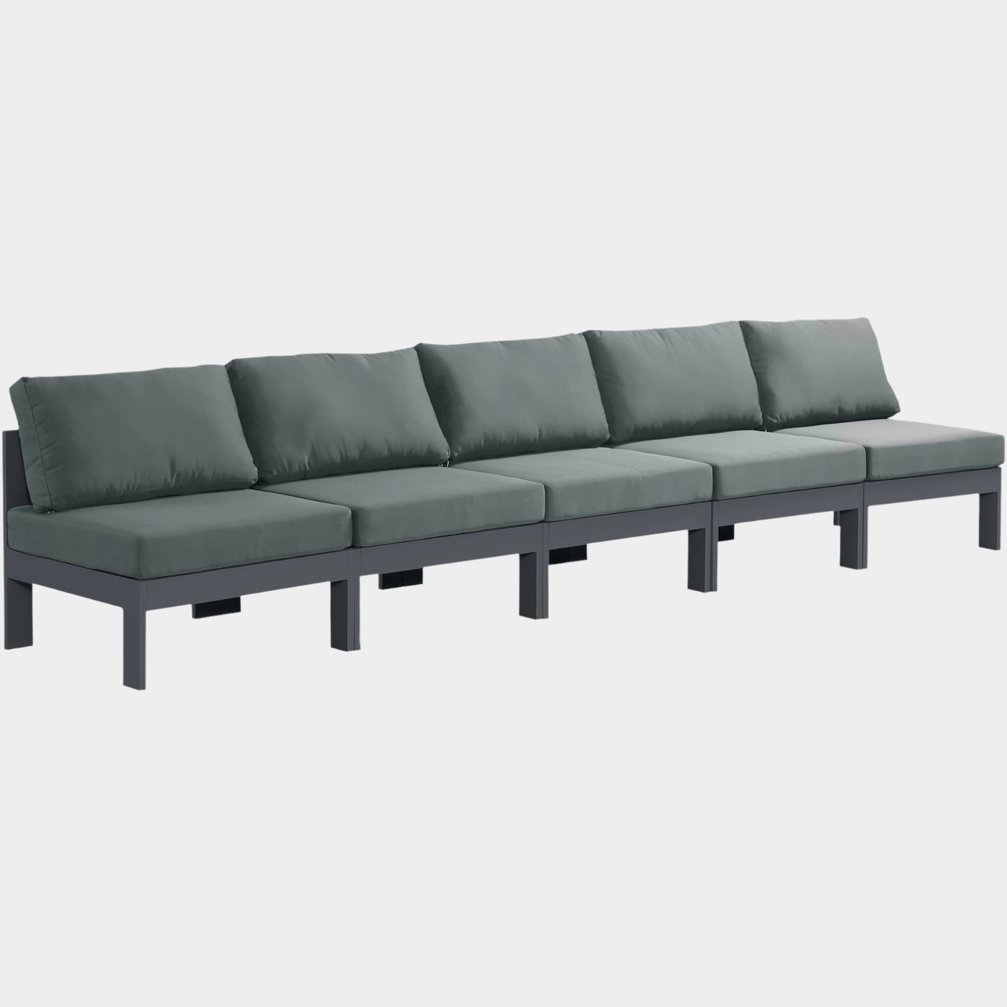 Chaise longue en tissu Orian Teddy