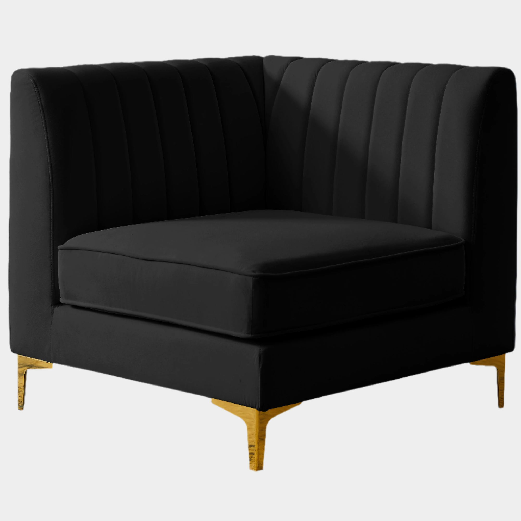 Fauteuil d'appoint rembourré en chenille Vivi 