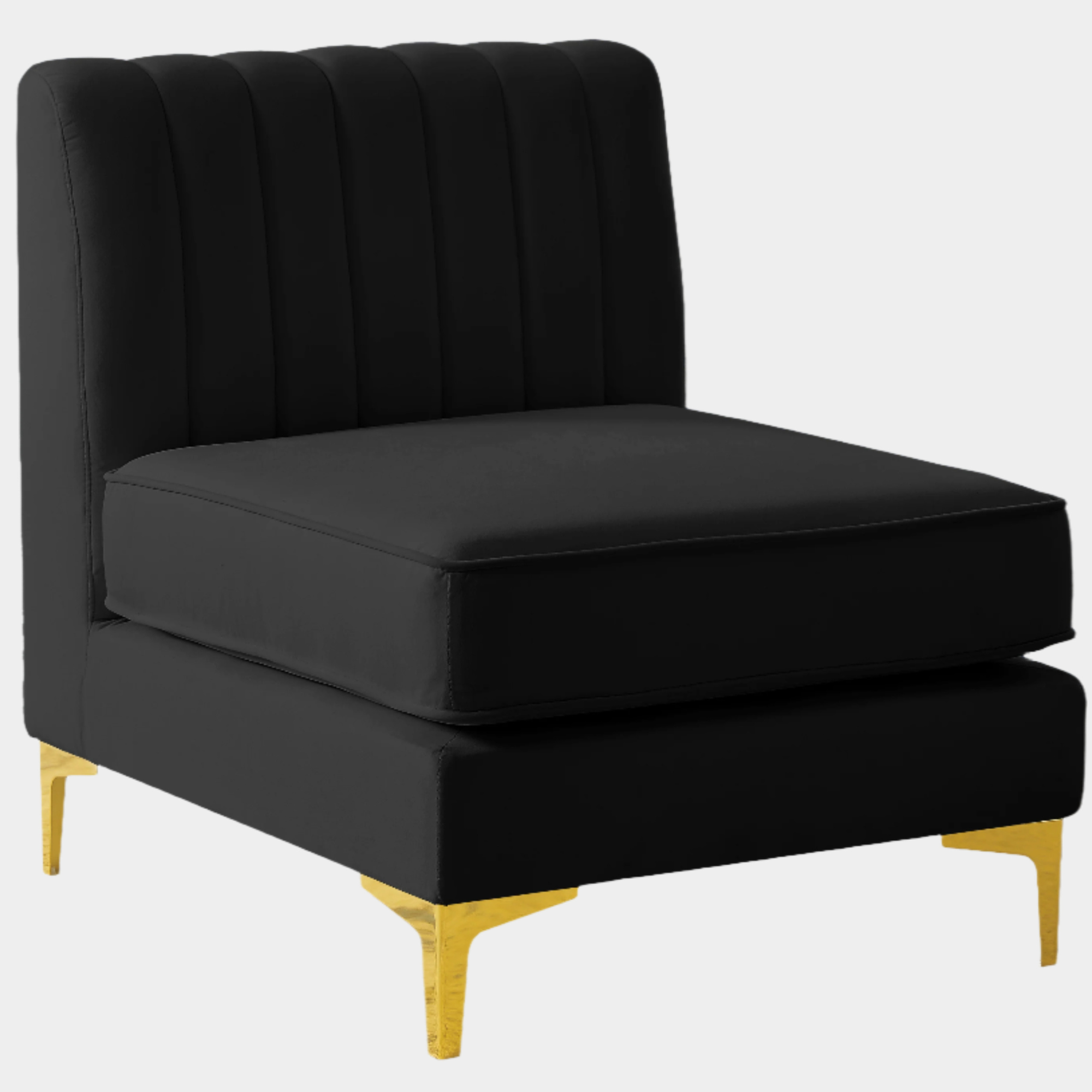 Fauteuil d'appoint rembourré en chenille Vivi 