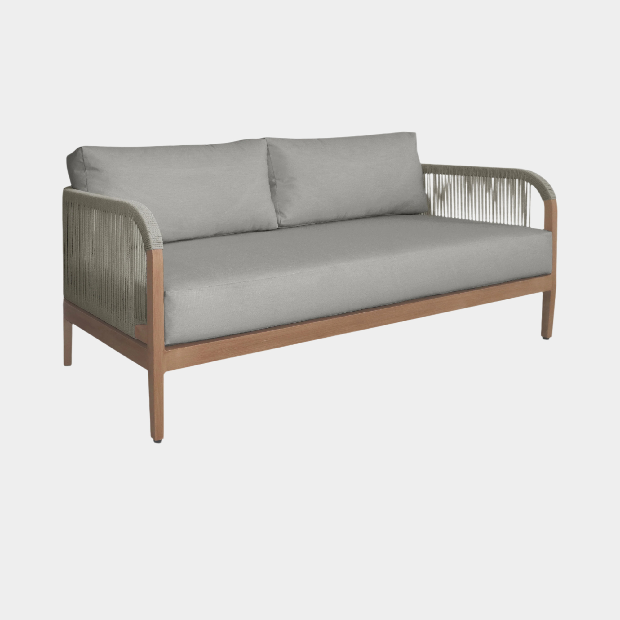 Maui Water Resistant Fabric Upholstered Outdoor Patio Loveseat