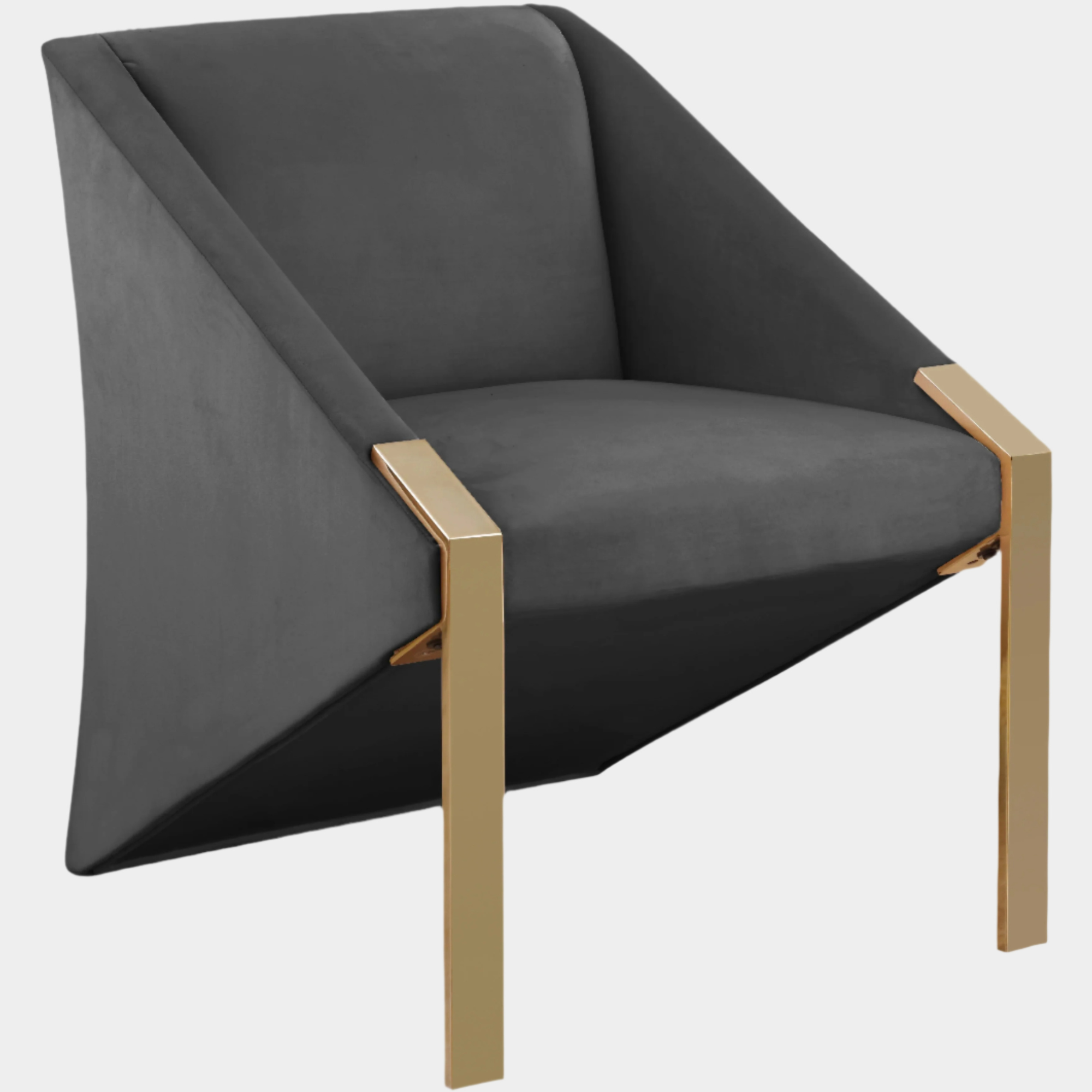 Fauteuil d'appoint rembourré en chenille Vivi 