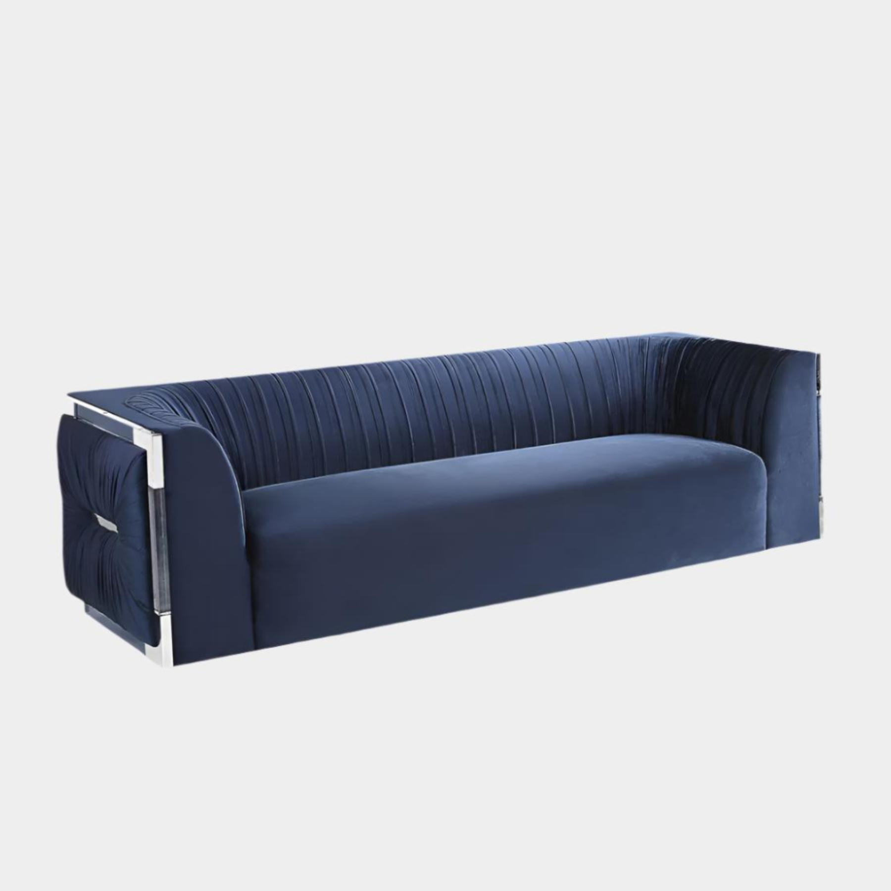 Paloma Sofa Blue Velvet