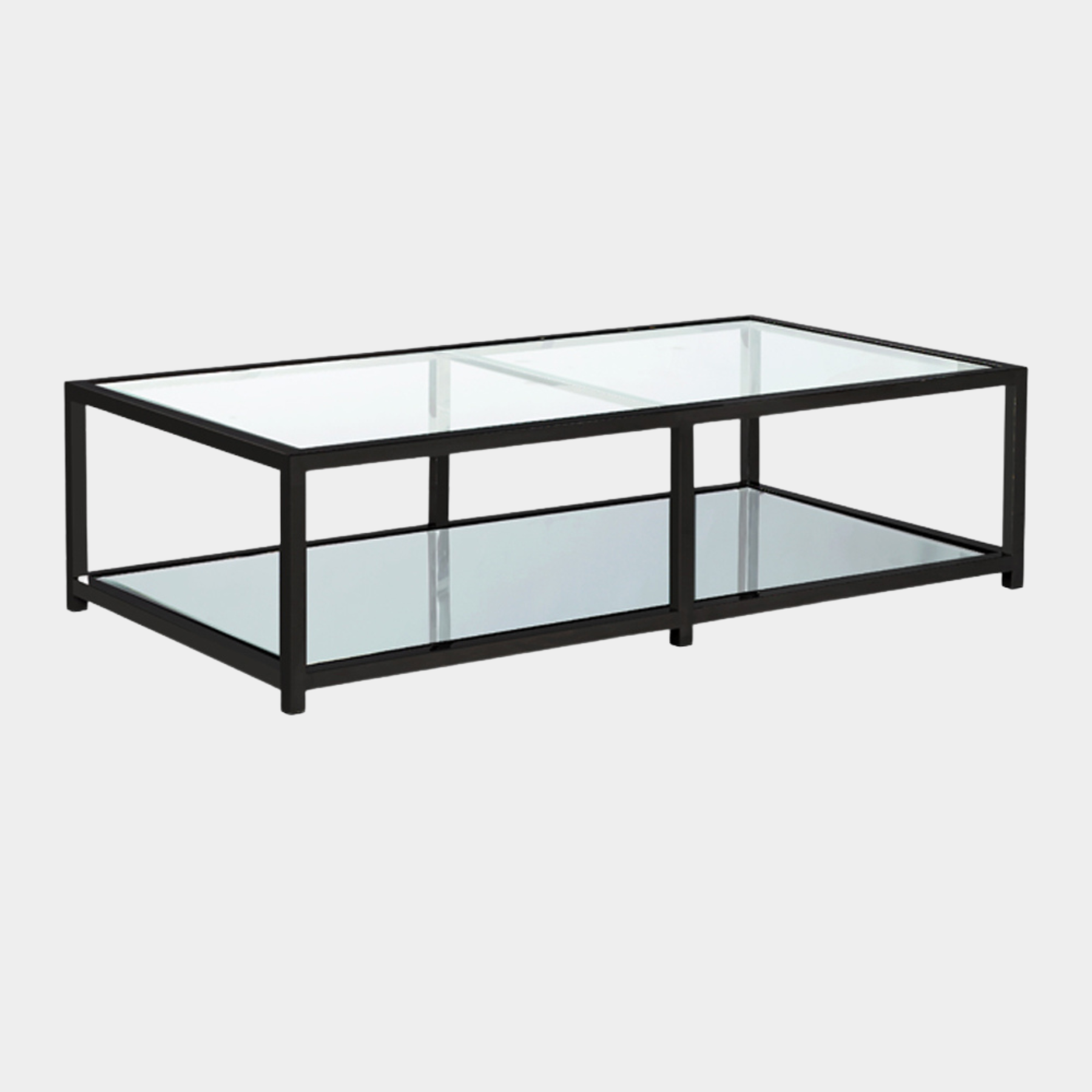 Caspian Black Coffee Table: Rectangular