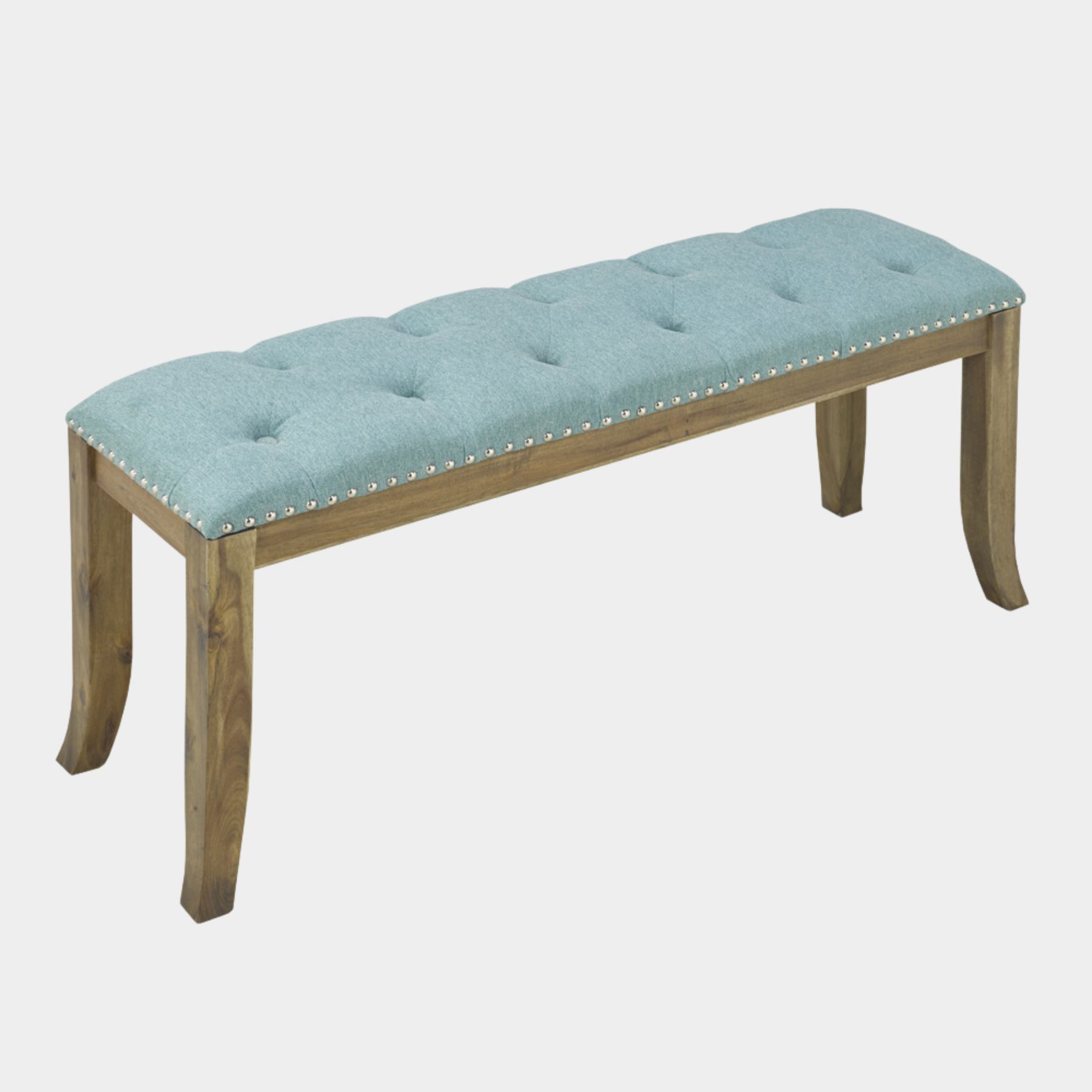 Venice Spa Blue Fabric Bench