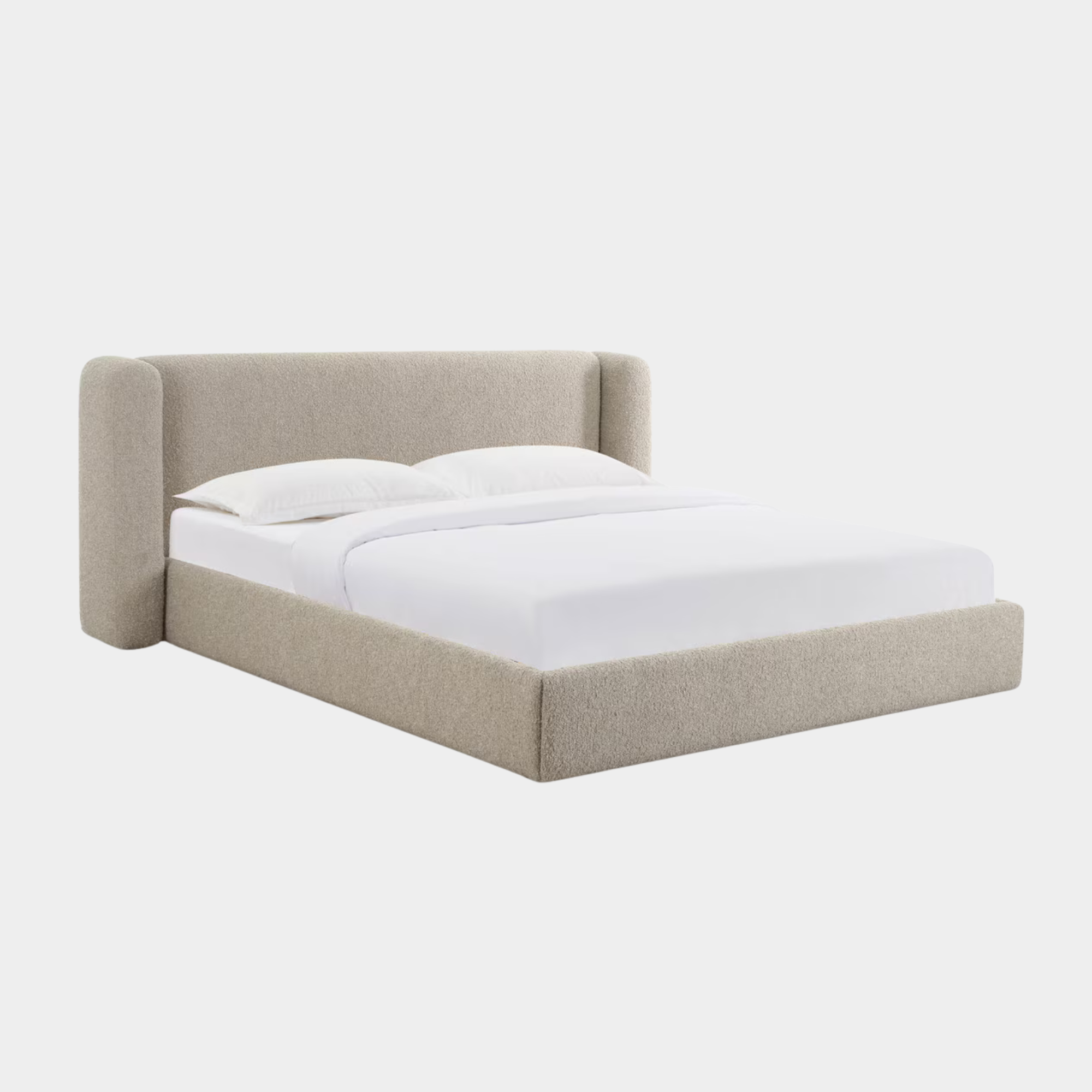 Babette Tan Boucle Bed