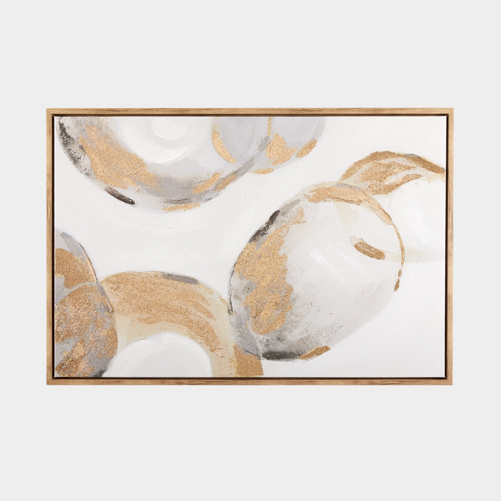 Wall Art: White and Gold