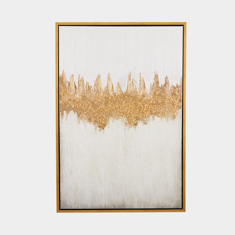 Wall Art: White and Gold