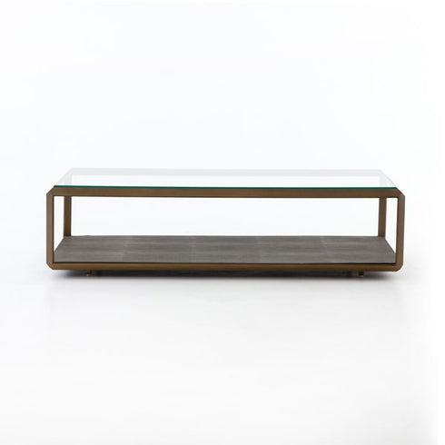 Shagreen Shadow Box Coffee Table