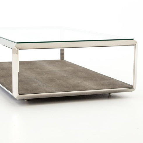 Shagreen Shadow Box Coffee Table