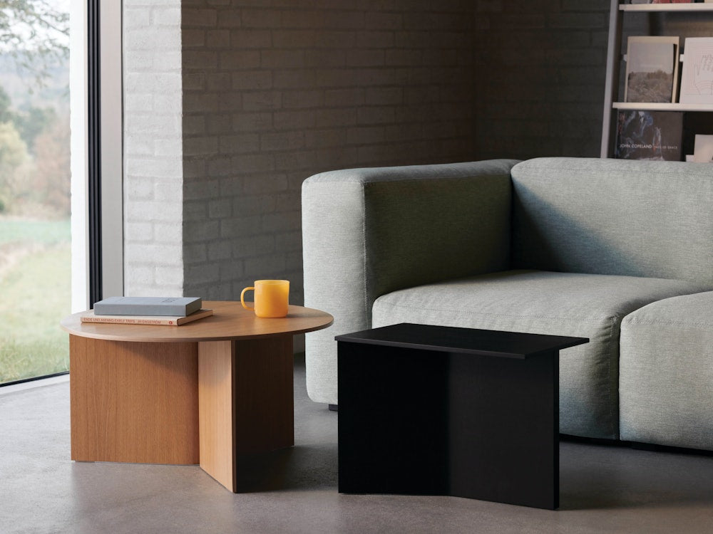 Wood Slit Coffee Table