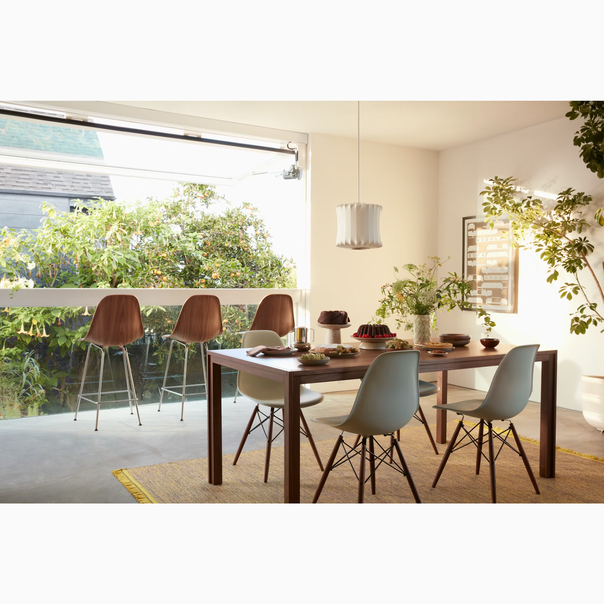 Chaise de salle à manger Eiffel (base naturelle)