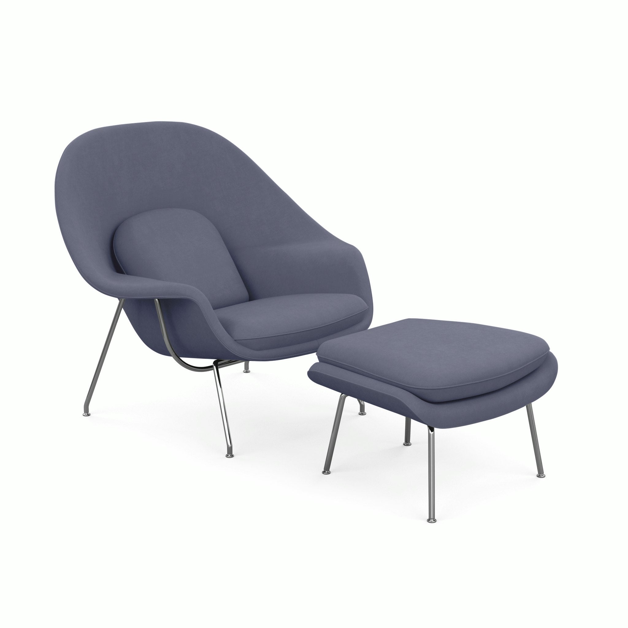 Womb Lounge Chair And Ottoman (Reproduction)