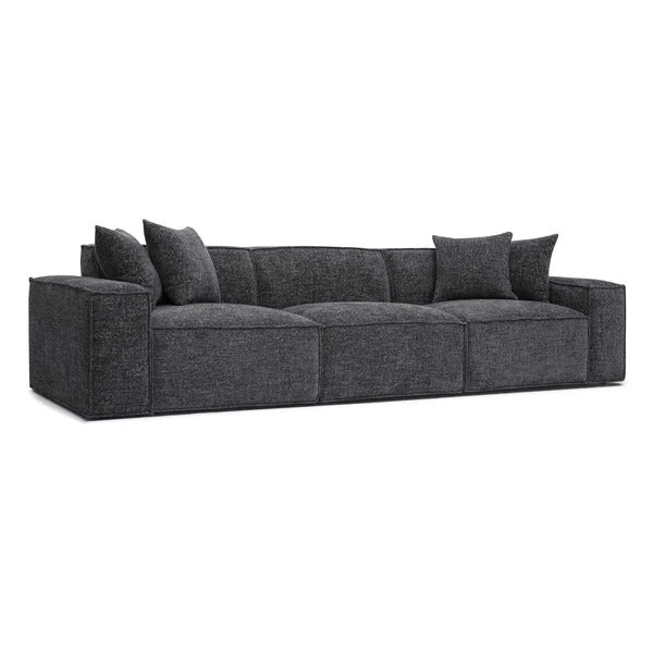 Mindy Chenille Basketweave Modular Sofa