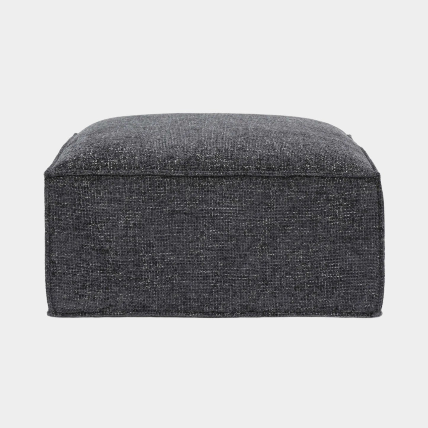 Mindy Chenille Basketweave Ottoman