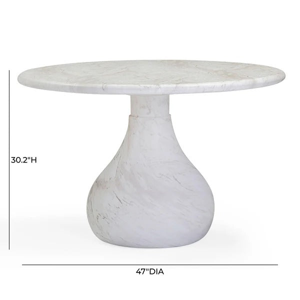 Smooch Indoor / Outdoor 47" Round Dining Table