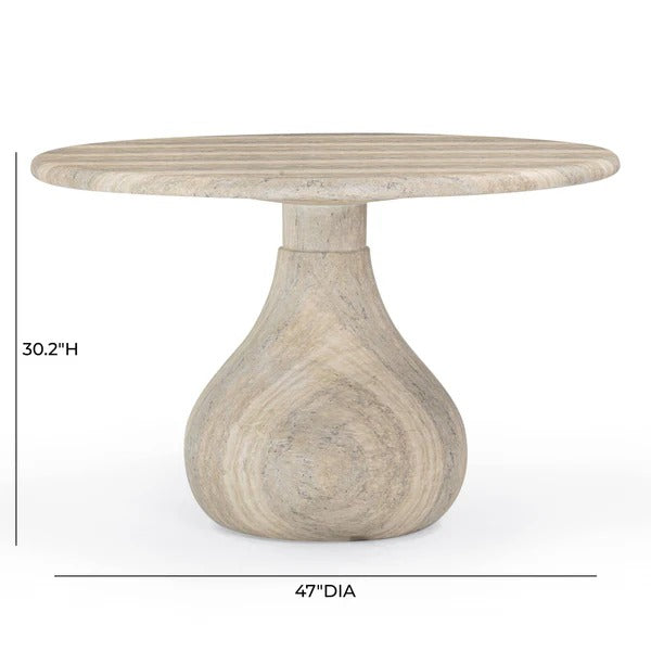 Smooch Indoor / Outdoor 47" Round Dining Table