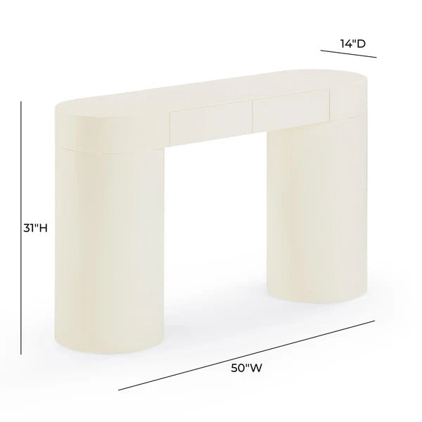 Mira High Gloss Console Table