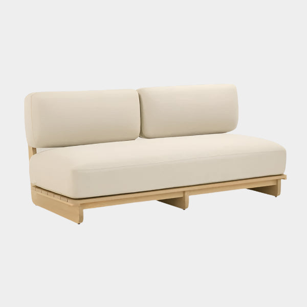 Reavan Cream Outdoor Lounge Sofa