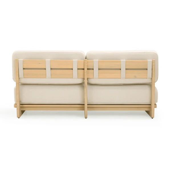 Reavan Cream Outdoor Lounge Sofa