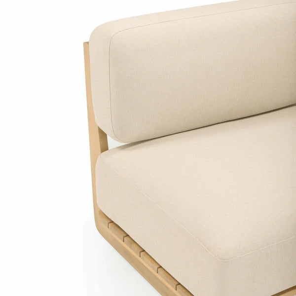 Reavan Cream Outdoor Lounge Sofa