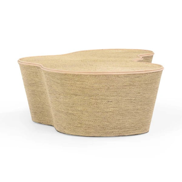 Slab Natural Seagrass Coffee Table
