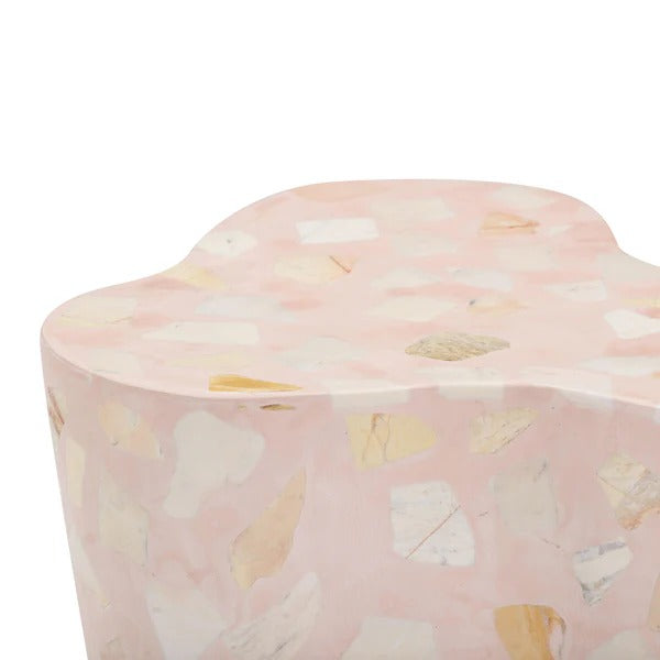 Slab Terrazzo Indoor/Outdoor Side Table