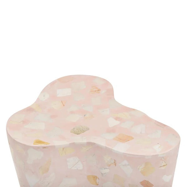 Slab Terrazzo Indoor/Outdoor Side Table