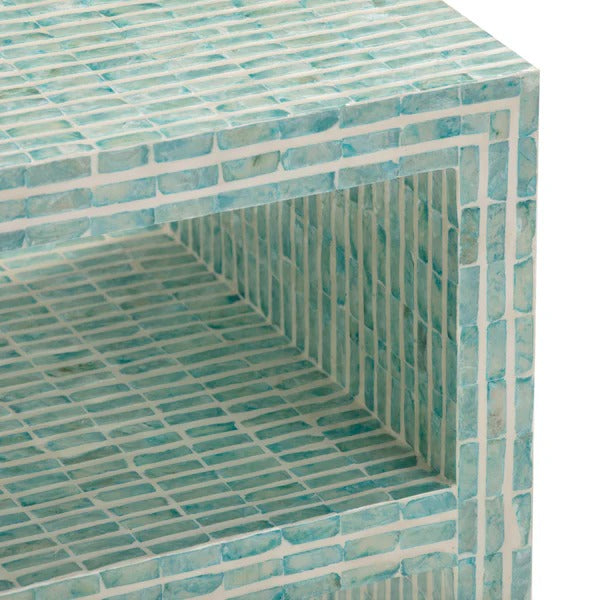 Derry Capiz Shell Nightstand