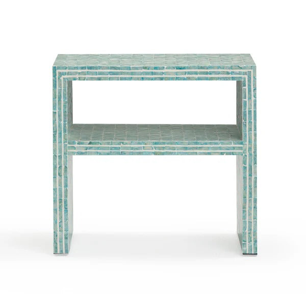 Derry Capiz Shell Nightstand