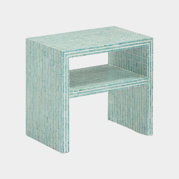 Derry Capiz Shell Nightstand