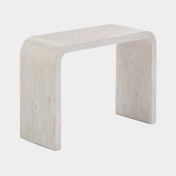 Opus Cream Capiz Shell Console Table