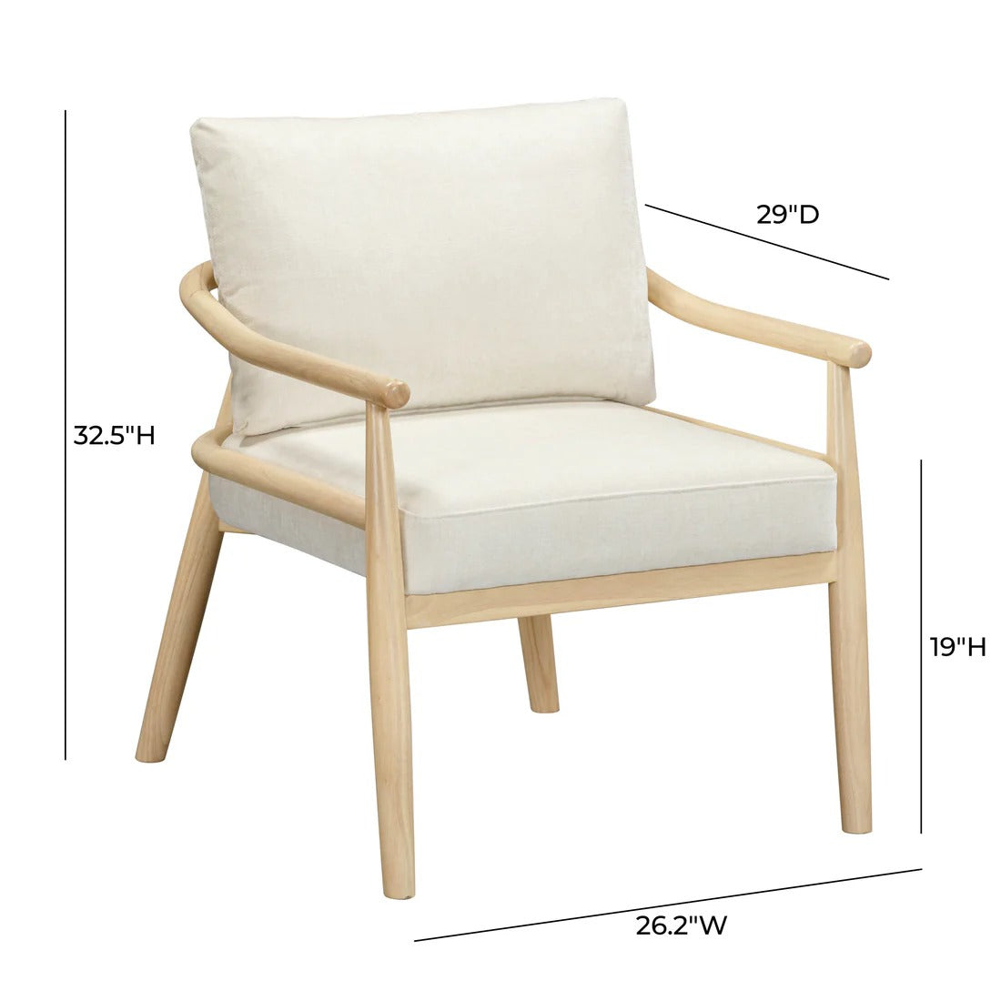 Dixie Chenille Velvet Accent Chair