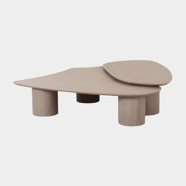 Rhema Washed Ash Nesting Coffee Table Set