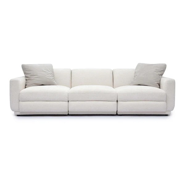 Perry Cream Chenille Modular Sofa