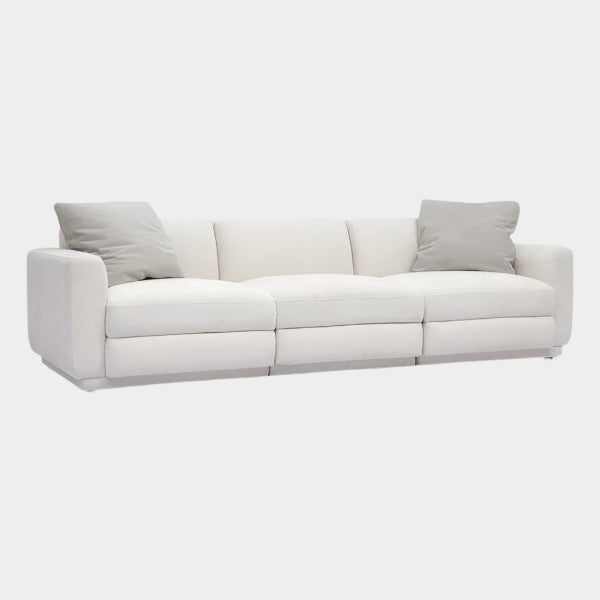 Perry Cream Chenille Modular Sofa