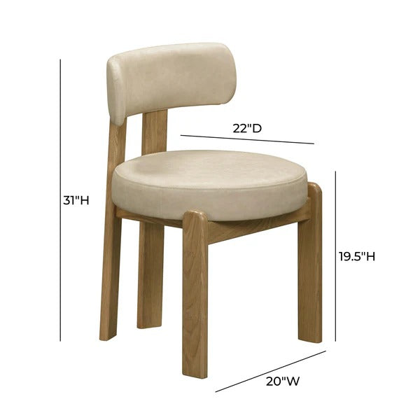 Odessa Vegan Leather Dining Chair