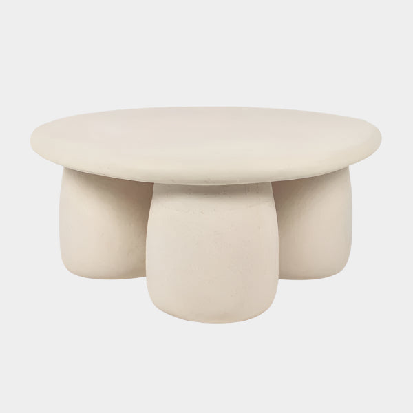 Rahul Cream Round Coffee Table