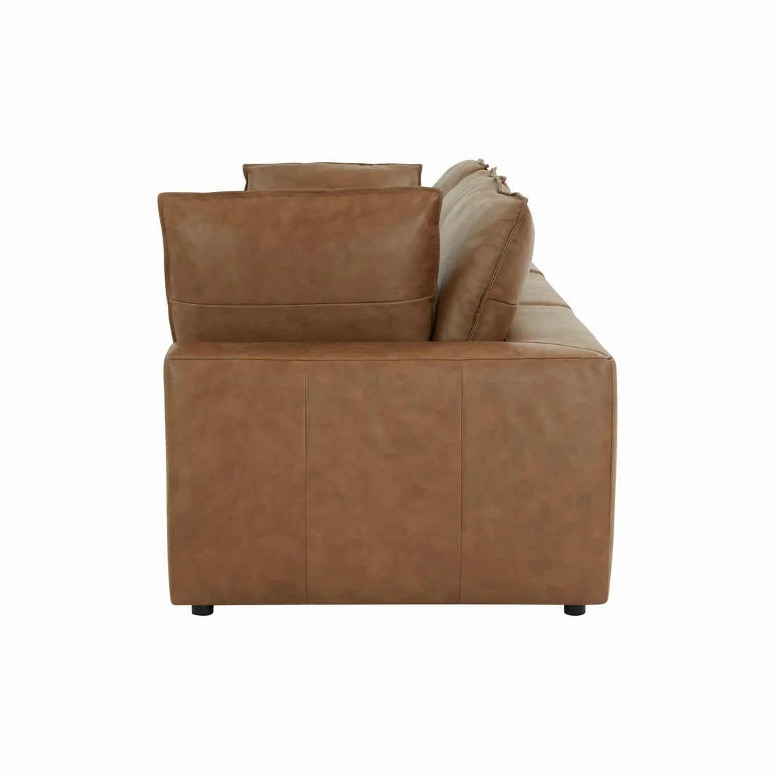 Cali Brown Leather Modular Sofa
