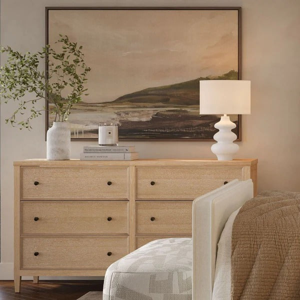 Bristol Park Whitewashed Oak Wood Dresser