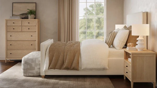 Bristol Park Whitewashed Oak Wood Chest