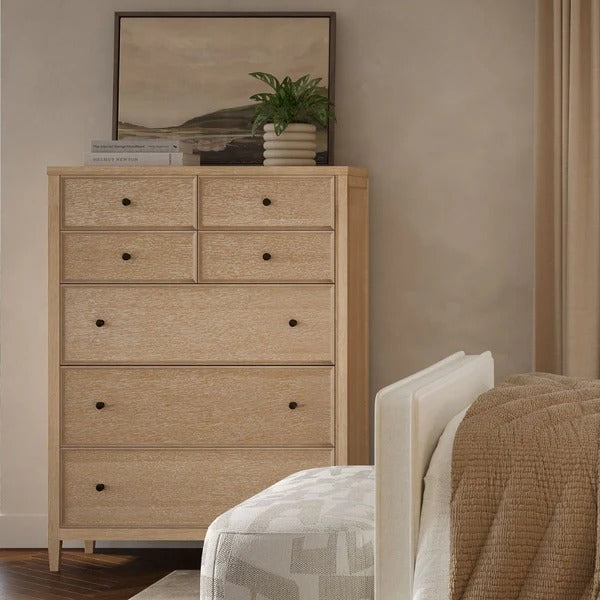 Bristol Park Whitewashed Oak Wood Chest
