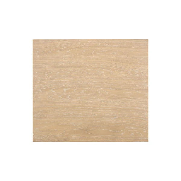 Bristol Park Whitewashed Oak Wood Open Nightstand