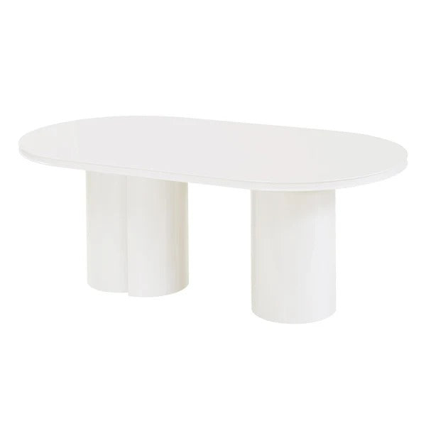 Elora Lacquer 79" Oval Dining Table