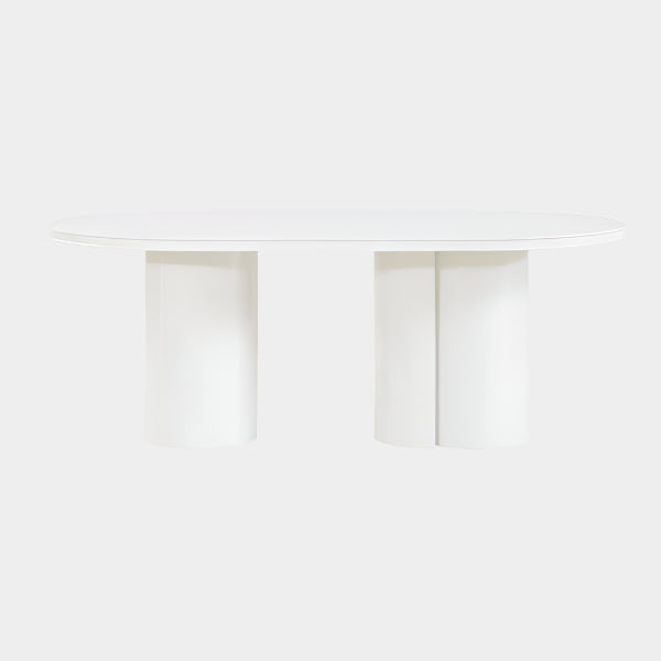 Elora Lacquer 79" Oval Dining Table