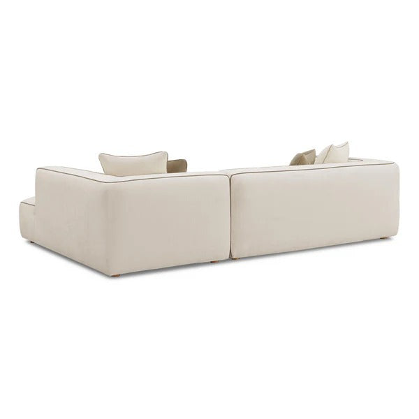 Tristine Cream Linen Sectional