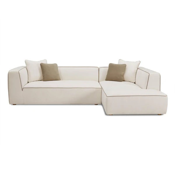 Tristine Cream Linen Sectional