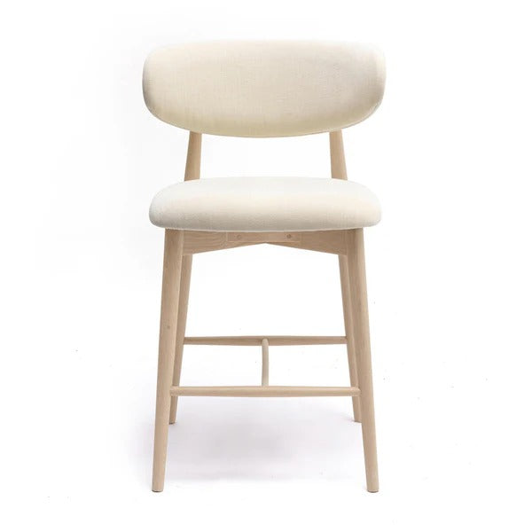 Zinea Performance Textured Velvet Counter Stool