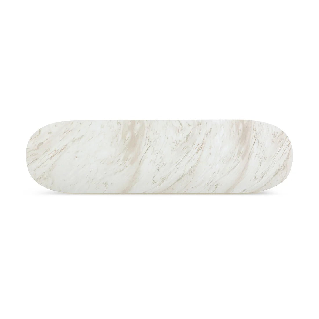 Esme Faux Marble Indoor / Outdoor Long Console Table