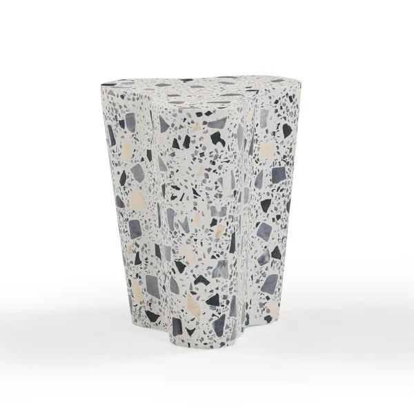 Slab Terrazzo Indoor/Outdoor Side Table