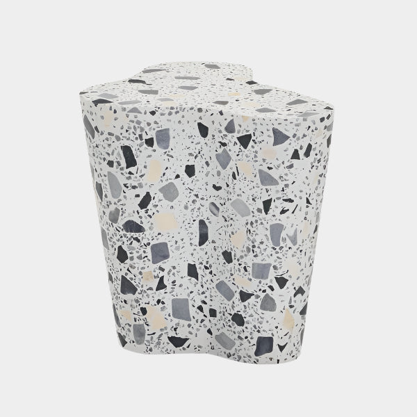 Slab Terrazzo Indoor/Outdoor Side Table